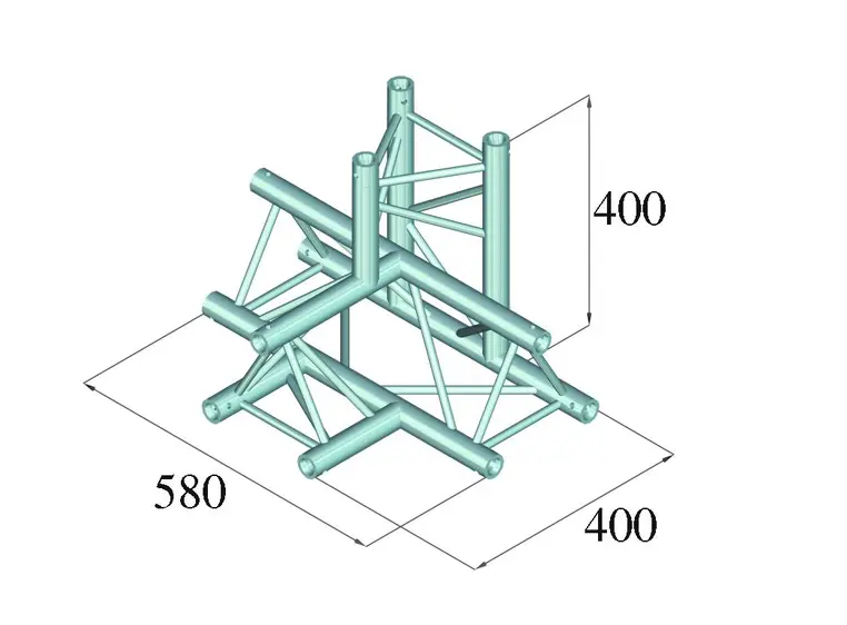 ALUTRUSS DECOLOCK DQ3-PAT42 4-way T-piece / 
